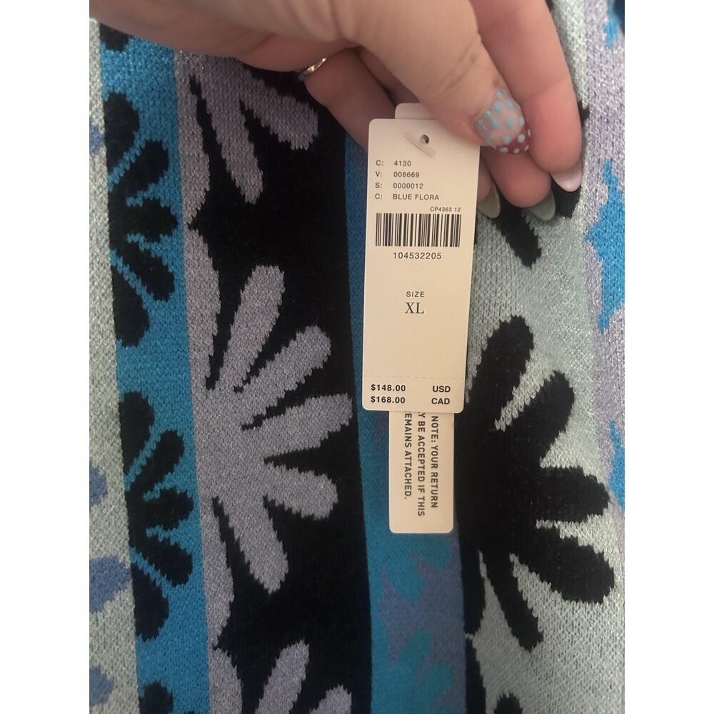 The Nina Short-Sleeve Mock-Neck Mod Sweater Mini Dress Anthropologie NWT XL - Picture 8 of 14